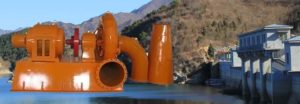 Francis turbine generator installed on hydropower station